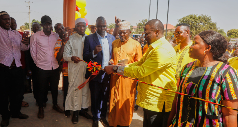 Todwong Commissions Bugiri NRM offices donated by MP Silwany, commends him for being a dedicated Cadre.